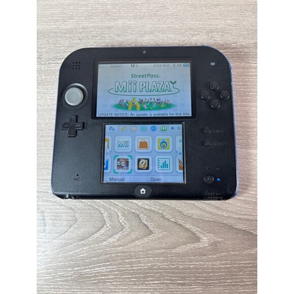 Nintendo 2DS Console Black Blue Handheld Portable Gaming Console- Tested- EUC - Picture 5 of 5